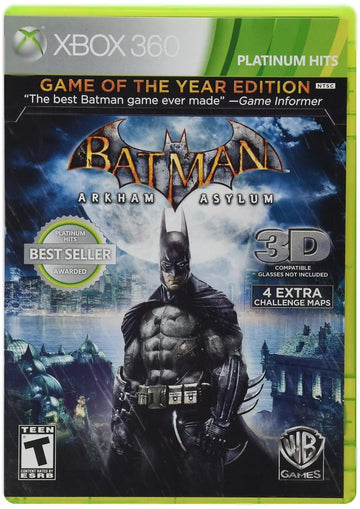 Batman: Arkham Asylum [Game Of The Year Edition Platinum Hits] - Xbox 360