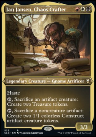 Jan Jansen, artesano del caos (lámina grabada) [Commander Legends: Battle for Baldur's Gate] 