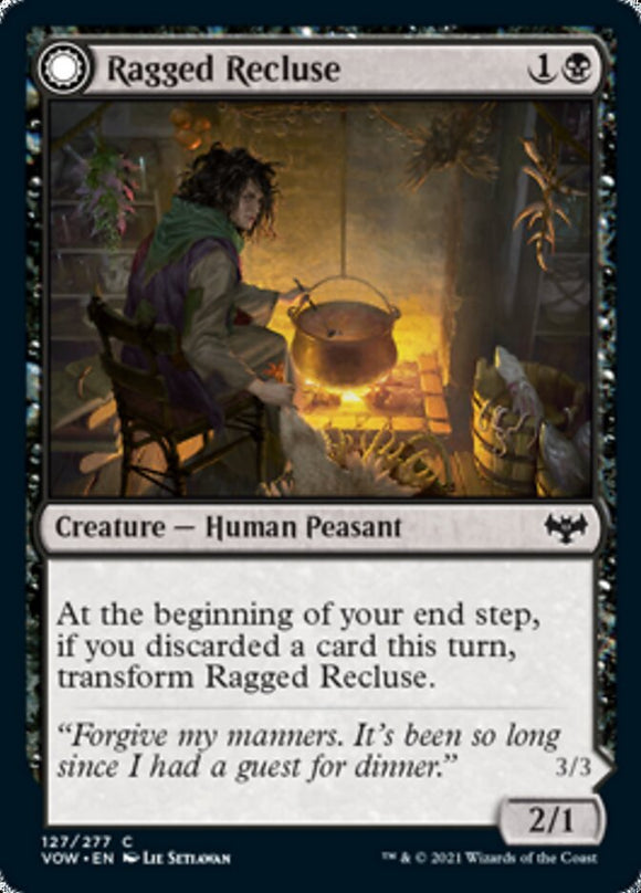 Reclusa andrajosa // Bruja odiosa [Innistrad: Crimson Vow] 