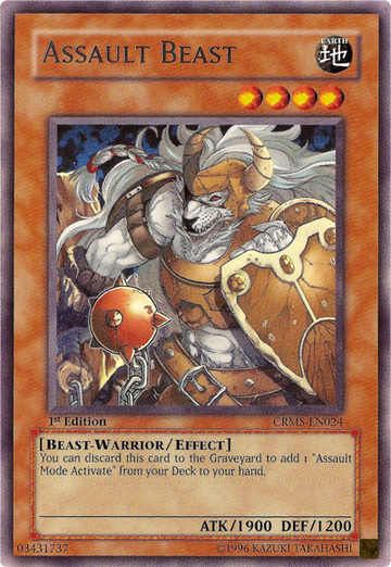 Assault Beast [CRMS-EN024] Rare