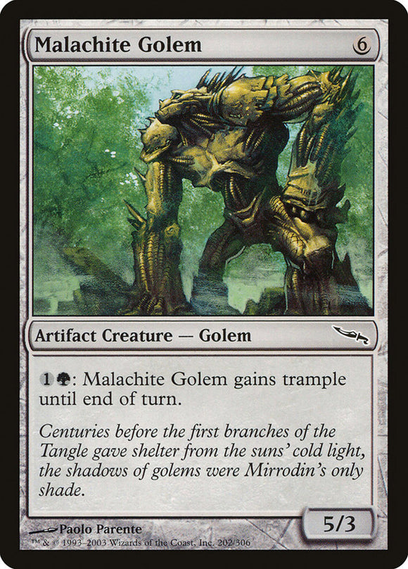 Gólem de malaquita [Mirrodin] 