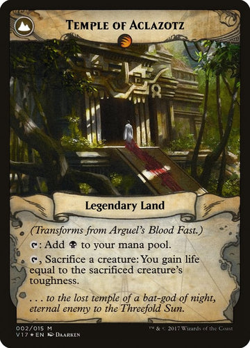 Arguel's Blood Fast // Temple of Aclazotz [From the Vault: Transform] - 0