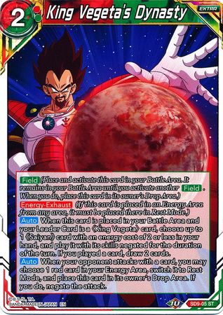 La Dinastía del Rey Vegeta (SD9-05) [El asalto de los Saiyans] 