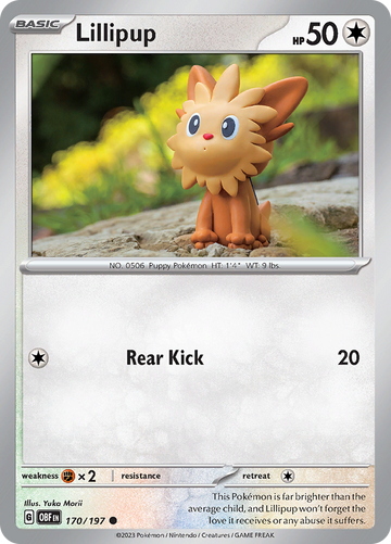 Lillipup (170/197) [Escarlata y Violeta: Llamas de obsidiana] 