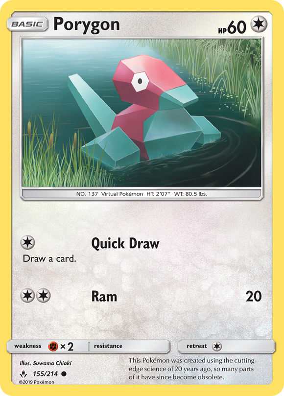 Porygon (155/214) [Sol y Luna: Lazos inquebrantables] 