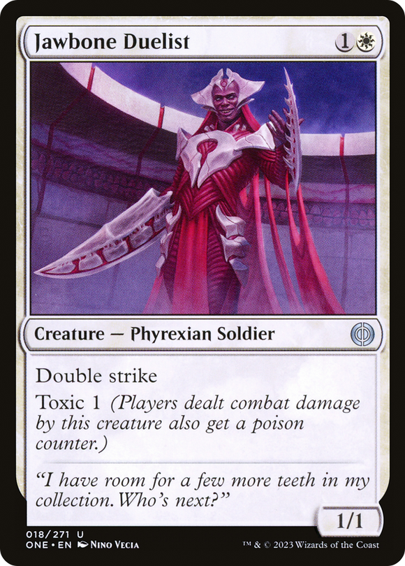 Duelista de mandíbula [Phyrexia: Todos serán uno] 