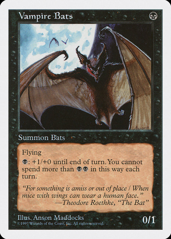 Murciélagos vampiros [Quinta edición] 