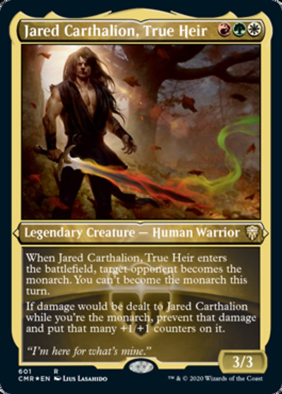 Jared Carthalion, el verdadero heredero (grabado) [Commander Legends] 
