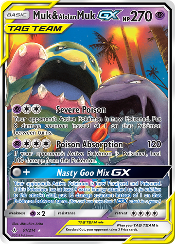 Muk y Muk de Alola GX (61/214) [Sol y Luna: Lazos inquebrantables] 