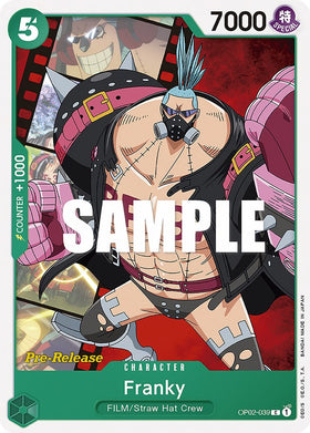 Franky [Tarjetas de prelanzamiento de Paramount War] 