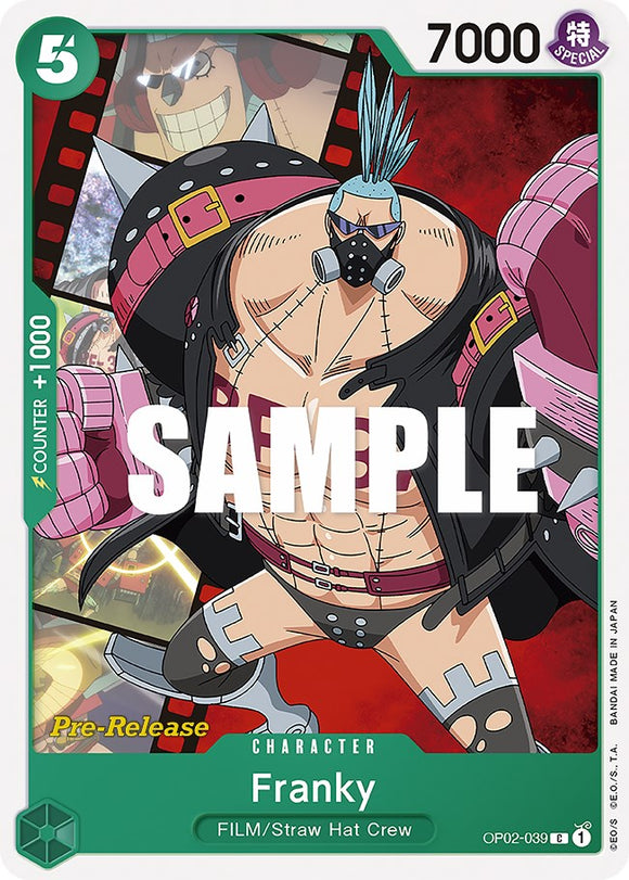 Franky [Tarjetas de prelanzamiento de Paramount War] 