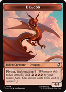 Dragon // Food (0019) Double-Sided Token [Avatar: The Last Airbender Tokens]-1