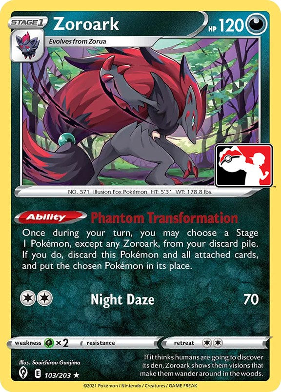 Zoroark (103/203) [Serie de paquetes de premios uno] 