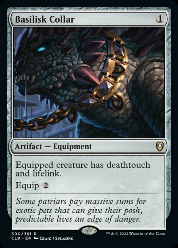 Collar de basilisco [Commander Legends: Battle for Baldur's Gate] 
