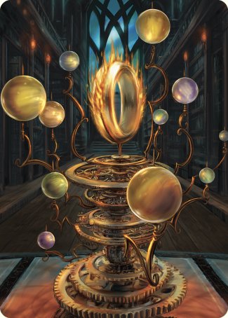 Tarjeta de arte del anillo de Sol [Serie de arte de Commander Masters] 