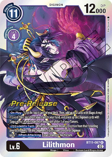 Lilithmon [BT11-087] [Promociones previas al lanzamiento de la fase dimensional] 