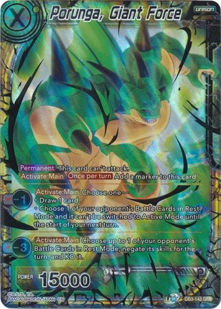 Porunga, Fuerza Gigante (DB3-143) [Fuerza Gigante] 