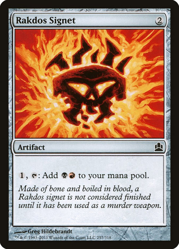 Sello de Rakdos [Commander 2011] 