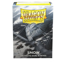 Dragon Shield: Standard 100ct Sleeves - Snow (Dual Matte)-1