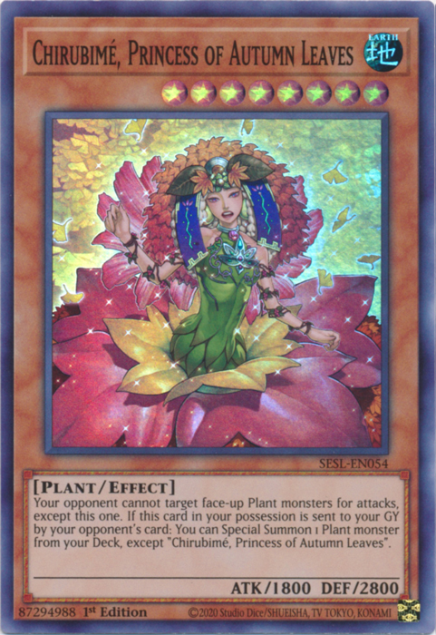 Chirubime, Princesa de las Hojas de Otoño [SESL-EN054] Súper Rara 