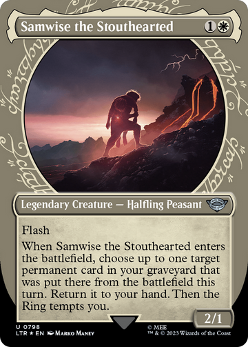 Samwise el Valiente (Showcase) (Surge Foil) [El Señor de los Anillos: Cuentos de la Tierra Media] 