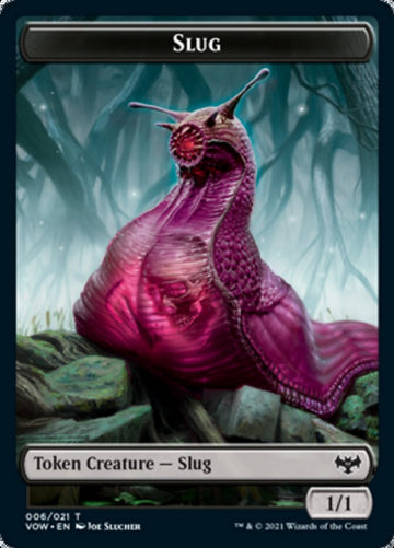 Blood // Slug Double-Sided Token [Innistrad: Crimson Vow Tokens] - 0