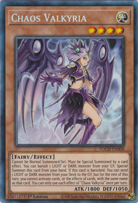 Chaos Valkyria [TOCH-EN008] Raro de coleccionista 