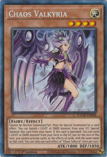 Chaos Valkyria [TOCH-EN008] Raro de coleccionista 