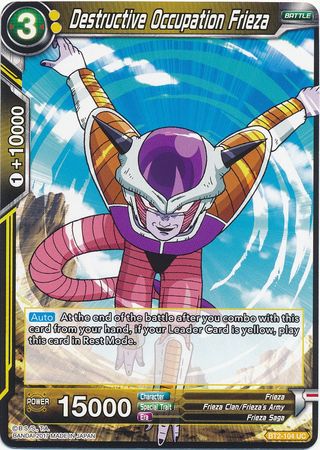Ocupación destructiva Frieza (BT2-104) [Union Force] 