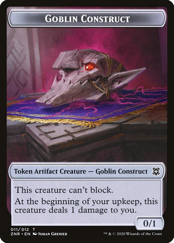 Drake // Goblin Construct Double-Sided Token [Zendikar Rising Tokens] - 0