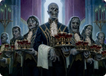 Tarjeta de arte Morir para servir [Serie de arte Innistrad: Crimson Vow] 