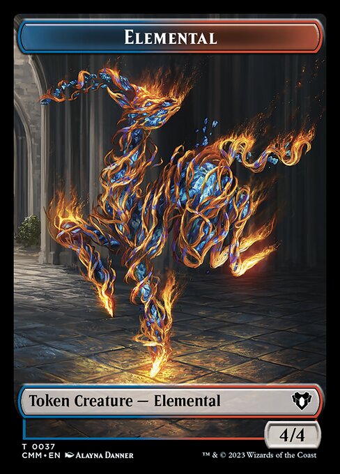 Eldrazi // Elemental (0037) Ficha de doble cara [Fichas de comandante maestro] 