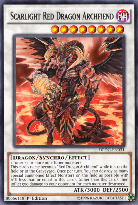 Dragón Rojo Archidemonio de Scarlight [DPDG-EN031] Raro 