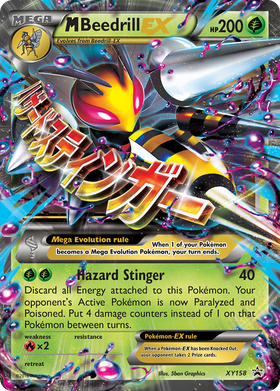 M Beedrill EX (XY158) [Promociones de XY: Black Star] 