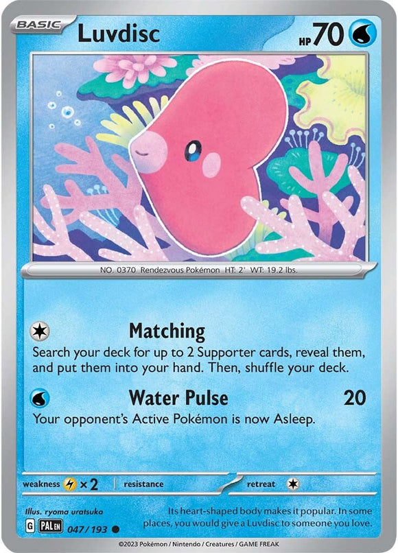 Luvdisc (047/193) [Scarlet &amp; Violet: Paldea evolucionada] 