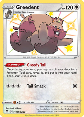 Greedent (SV100/SV122) [Espada y escudo: destinos brillantes] 