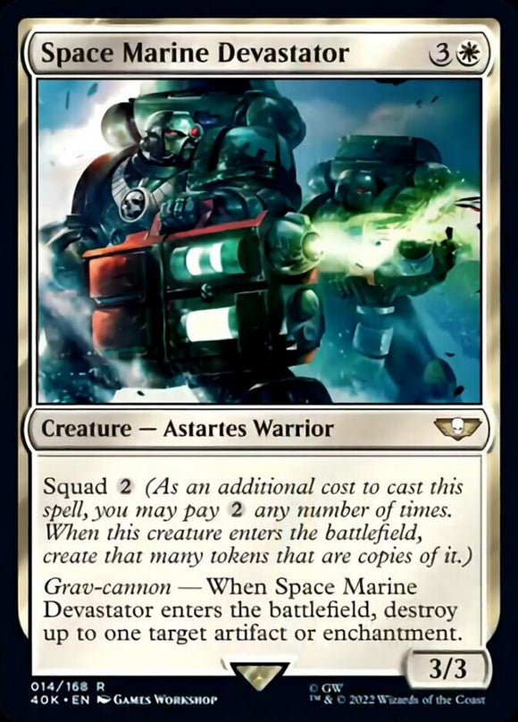 Devastador de marines espaciales (reflectante de Surge) [Warhammer 40,000] 
