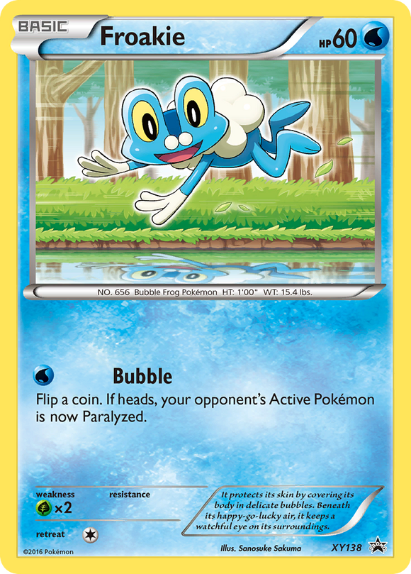 Froakie (XY138) [Promociones de XY: Black Star] 