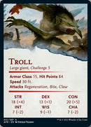 Troll Art Card (Gold-Stamped Signature) [Dungeons & Dragons: Adventures in the Forgotten Realms Art Series]-2