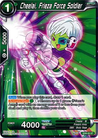 Cheelai, soldado de la Fuerza de Freezer (Baraja inicial: Broly en ascenso) (SD8-05) [Destroyer Kings] 