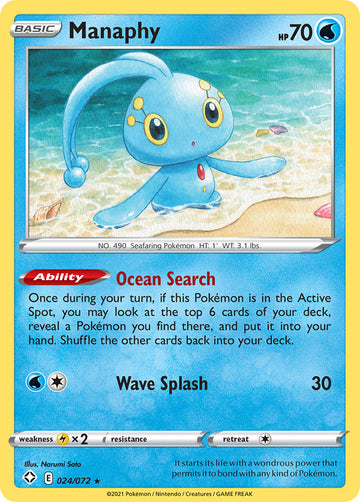 Manaphy (024/072) [Espada y escudo: Destinos brillantes] 
