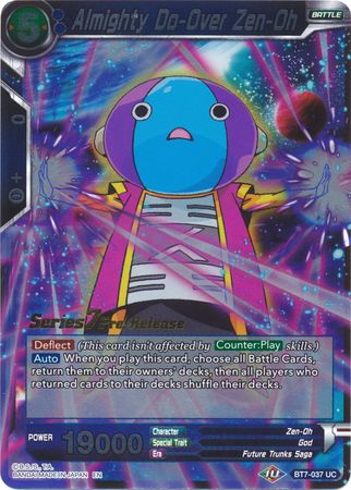 Todopoderoso Do-Over Zen-Oh (BT7-037_PR) [Promociones previas al lanzamiento de Asalto de los Saiyans] 