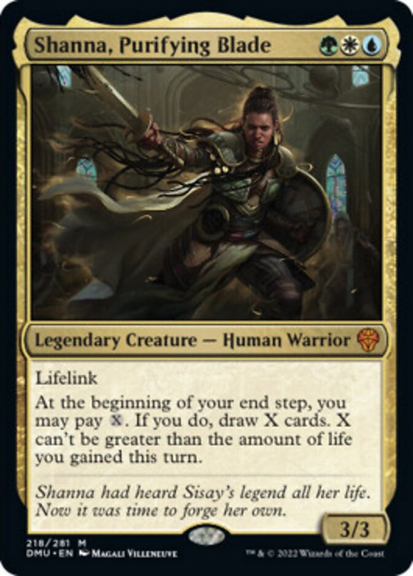 Shanna, Espada Purificadora [Dominaria United] 