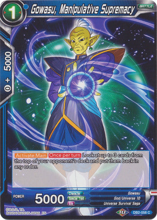 Gowasu, Supremacía Manipuladora (DB2-058) [Multiverso Divino] 