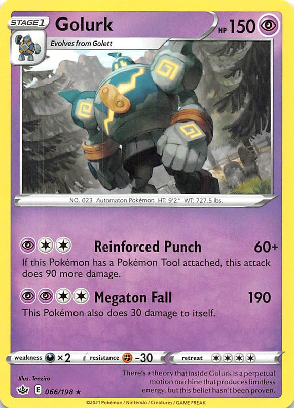 Golurk (066/198) [Espada y escudo: reinado escalofriante] 