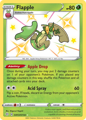Flapple (SV013/SV122) [Espada y escudo: destinos brillantes] 