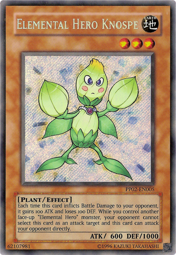 Héroe elemental Knospe [PP02-EN005] Secreto raro 
