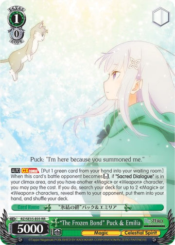 "El vínculo congelado" Puck y Emilia (RZ/SE35-E03 RR) [Re:ZERO: El vínculo congelado] 