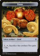 Human Cleric // Food (16) Double-Sided Token [Throne of Eldraine Tokens]-2
