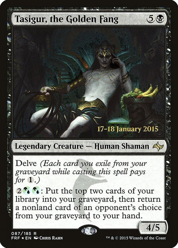 Tasigur, el Colmillo Dorado [Promociones de prelanzamiento de Destino Reforged] 